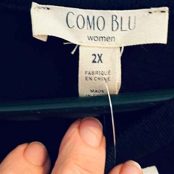 Comp Blu Woman's Top size 2X - Picture 8 of 10